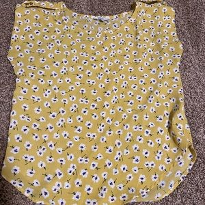 Floral Sleeveless Blouse